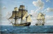 unknow artist, Seascape, boats, ships and warships. 106